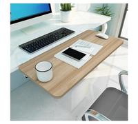 Ripiano pieghevole da scrivania per mouse e tastiera, lunghezza e larghezza regolabili, senza fori richiesti, disponibile in nero, bianco, rosa, perfetto per l'installazione di casa e ufficio