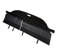 Ripiano Portapacchi Posteriore Per Ford Per Edge 2009-2015 Copribagagliaio Per Auto Interruttore Elettrico Porta Coda Scudo Sicurezza Tenda Per Bagagli Posteriore Partizione Privacy(Nero)