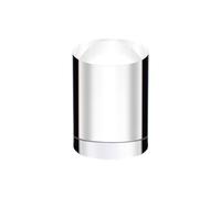 Ripiano rialzato in acrilico, Espositore espositore rotondo in acrilico trasparente 5/6/8/10/12/15 cm(8cm)