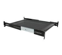StarTech.com Ripiano scorrevole per montaggio a rack profondità regolabile con f