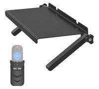 Ripiano superiore regolabile per TV da 33 cm, per TV a parete, robusto supporto in ABS per decoder via cavo, router e decorazione, facile da installare, organizer salvaspazio,