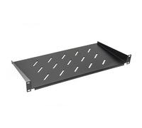 RIPIANO PER ARMADIO 19" 1 UNITA' PROFONDITA' 250 MM. (UNIVERSALE) COLORE NERO