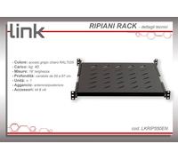 RIPIANO UNIVERSALE PER ARMADIO RACK 19" ESTRAIBILE SU BINARI TELESCOPICI 1 UNITA