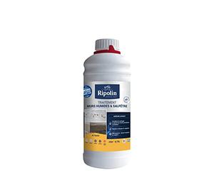 RIPOLIN -Trattamento Pareti Bagnate e Salnitro - Interno ed Esterno - Pulisce, asciuga e fissa i fondi polverosi - Alta Protezione - Microporoso & senza risciacquo - 0,75L - Incolore