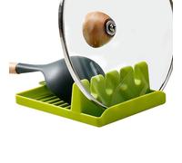 Riposa Cucchiaio Con Supporto Coperchio - Supporto Coperchio Pentola Resistente Al Calore | Riposa Utensili Da Cucina Spatola Mestolo Organizzatore Per Piano Di Lavoro Stufa