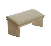 Riposo del braccio per la tecnologia delle unghie - Pad per manicure in pelle PU di legno | Comodo cuscino a mano inclinato, lucidatura a unghie lunghe per la fatica, l'