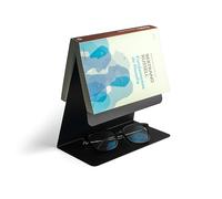 Riposo libri, organizer da scrivania, porta libri, diario di lettura, segnalibri, comodino, supporto per libri, vuoto-tasche, scaffale per libri, leggio per libri (nero)