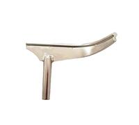 Riposo utensile per tornio, strumento per tornio per la lavorazione del legno, 165 mm, per la lavorazione del legno fai da te, in acciaio inox, piccolo dritto curvo, a forma di speciale, lunghezza