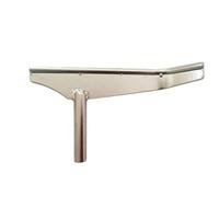 Riposo utensile per tornio, strumento per tornio per la lavorazione del legno, 20,8 cm, tornio fai da te, in acciaio inox, grande dritto curvo, porta attrezzi cavo a forma di colonna 7,6 cm