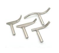 Riposo utensile per tornio, strumento per tornio per la lavorazione del legno, 4 pezzi, per lavorazione del legno, fai da te, lavorazione del legno, in acciaio inox, portautensili a forma speciale