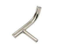 Riposo utensile per tornio, strumento per tornio per la lavorazione del legno, tornio fai da te in acciaio inox a forma speciale curva, lunghezza colonna 76 mm (diametro colonna 25 mm)