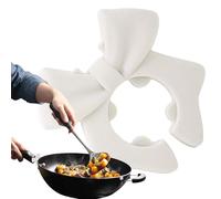 Riposo utensili in silicone - Supporto resistente al calore a forma di nodo a farfalla per cucchiai e utensili da cucina per dormitori