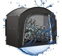 Ripostiglio per Biciclette | Organizer In Tessuto Oxford Con Zip Impermeabile - Soluzioni Di Deposito Grande Capacità Per Attrezzature Da Giardino Camping E Piscina