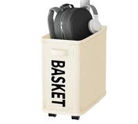 Ripostiglio sotto il tavolo, pieghevole con ruote, grande capacità, carrello come organizer da scrivania, per cucina, camera da, soggiorno, ufficio, attività all'aperto, campeggio, libri