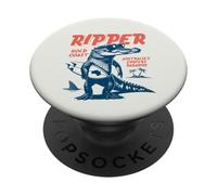 Ripper Crocodile Surfer Australia GoldCoast PopSockets PopGrip Adesivo
