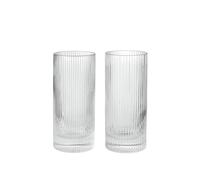 Ripple Bicchieri Highball Set da 2 Clear