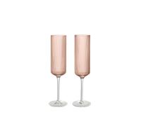 Ripple Champagne Flute Set di 2 Blush