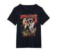 Ripple Junction x Evil Dead 2 Ash Williams Skull Kanji Maglietta, Donna Plus-Size, Nero, 4X