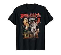 Ripple Junction x Evil Dead 2 Ash Williams Skull Kanji Maglietta, Uomo, Nero, M