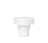 Ripple Lampada Portatile H16.5 cm Bianco
