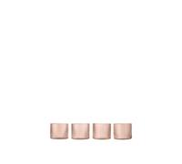 Ripple Low Set di 4 bicchieri Blush