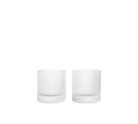 Ripple Tumbler Glass 25cl Set di 2 Trasparente