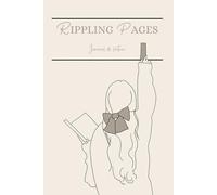 Rippling pages - Journal de lecture: Carnet de lecture à remplir - 100 pages de review + bingo de lecture + objectifs de lecture + this or that + ... - Collection Ruban - Couleur Mocha Mousse