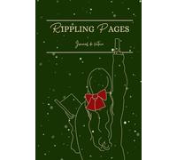 Rippling pages - Journal de lecture: Carnet de lecture à remplir - 100 pages de review + bingo de lecture + objectifs de lecture + this or that + ... - Collection Noël - Doodle Couleur Rouge