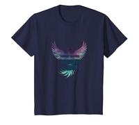 Riprenditi la Tua Vita Ispirazione per l'empowerment di Phoenix Maglietta, Bambini, Navy, 6 Anni