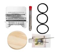 Ripresa del posto di lavoro | Kit completo di riparazione rapida in legno, per principianti | Per abbigliamento, tessuto, jeans, donna, ritocco, tessitura, maglieria