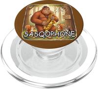 Riproduttore di sax squatch Sasqophone PopSockets PopGrip per MagSafe
