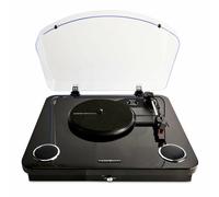 Energy Sistem Blackspin - Giradischi da 10 W, in vinile, RCA, porta USB, Bluetooth, Bluetooth out, bambù)