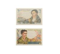 Riproduzione autentica franchi francesi della seconda guerra mondiale - Replica Notes (venti franchi (piccolo))