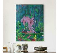 RIPRODUZIONE D'AUTORE KIRCHNER NATURA SELVAGGIA 100X70