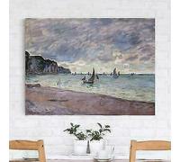 RIPRODUZIONE D'AUTORE MONET BARCHE DA PESCA 80X60CM