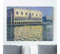 RIPRODUZIONE D'AUTORE MONET PALAZZO DUCALE VENEZIA 200X125