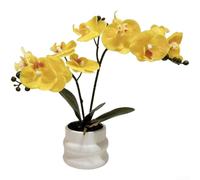 Riproduzione di orchidee artificiali basata sulla varietà Phalaenopsis con attenzione ai dettagli dei bordi e precisione della formazione delle gemme (B)