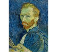 Riproduzione Fine Art su tela arrotolata - Van Gogh - Autoritratto 2-50x40 pollici | Colori resistenti allo sbiadimento | Decorazione murale unica per interni moderni