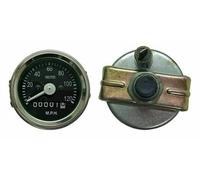 Riproduzione Smith Tachimetro 0-120MPH 2.5 " Diametro Per BSA,Truimph,Ajs Ecc. #