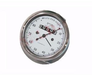 Riproduzione Smiths Bianco Viso Tachimetro 80 Mph Per Norton BSA Triumph Aes