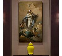 Riproduzioni di quadri su tela dell'Immacolata Concezione di fama mondiale di Tiepolo Stampe su tela, per la decorazione della parete del soggiorno Nessuna cornice
