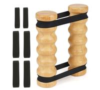 Ripstick di allenamento della spalla, Bastone di bande di resistenza in legno, Bastone di strappo per la costruzione muscolare, Bande di resistenza regolabili, Strumento di allenamento della palestra