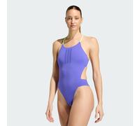 Adidas Ripstream 3 Stripes Tie Back Swimsuit Viola 48 Donna