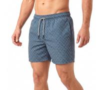 RIPT Costume Uomo Asciugatura Rapida - Pantaloncini Mare con Rete Interna, Protezione UV50, Boardshort Spiaggia Nuoto Surf Estate (Stampa Diamante Blu Pallido, L)