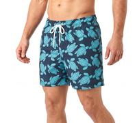 RIPT Costume Uomo Asciugatura Rapida - Pantaloncini Mare con Rete Interna, Protezione UV50, Boardshort Spiaggia Nuoto Surf Estate (Marina/Turchese, S)