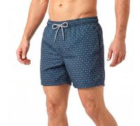 RIPT Costume Uomo Asciugatura Rapida - Pantaloncini Mare con Rete Interna, Protezione UV50, Boardshort Spiaggia Nuoto Surf Estate (Stampa a Diamante Blu Avio, XXL)