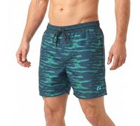 RIPT Costume Uomo Asciugatura Rapida - Pantaloncini Mare con Rete Interna, Protezione UV50, Boardshort Spiaggia Nuoto Surf Estate (Tinta Unita Blu/Verde, M)