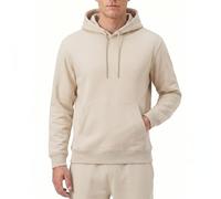 RIPT Felpa Uomo con Cappuccio Fleece - Hoodie Pullover con Tasche e Coulisse, Sweatshirt Maniche Lunghe Morbido per Palestra Fitness Loungewear (Sabbia, XXL)