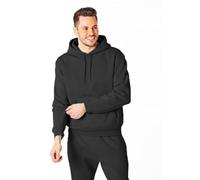 RIPT Felpa Uomo con Cappuccio Fleece - Hoodie Pullover con Tasche e Coulisse, Sweatshirt Maniche Lunghe Morbido per Palestra Fitness Loungewear (Carbone, S)