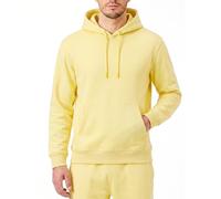 RIPT Felpa Uomo con Cappuccio Fleece - Hoodie Pullover con Tasche e Coulisse, Sweatshirt Maniche Lunghe Morbido per Palestra Fitness Loungewear (Giallo, S)